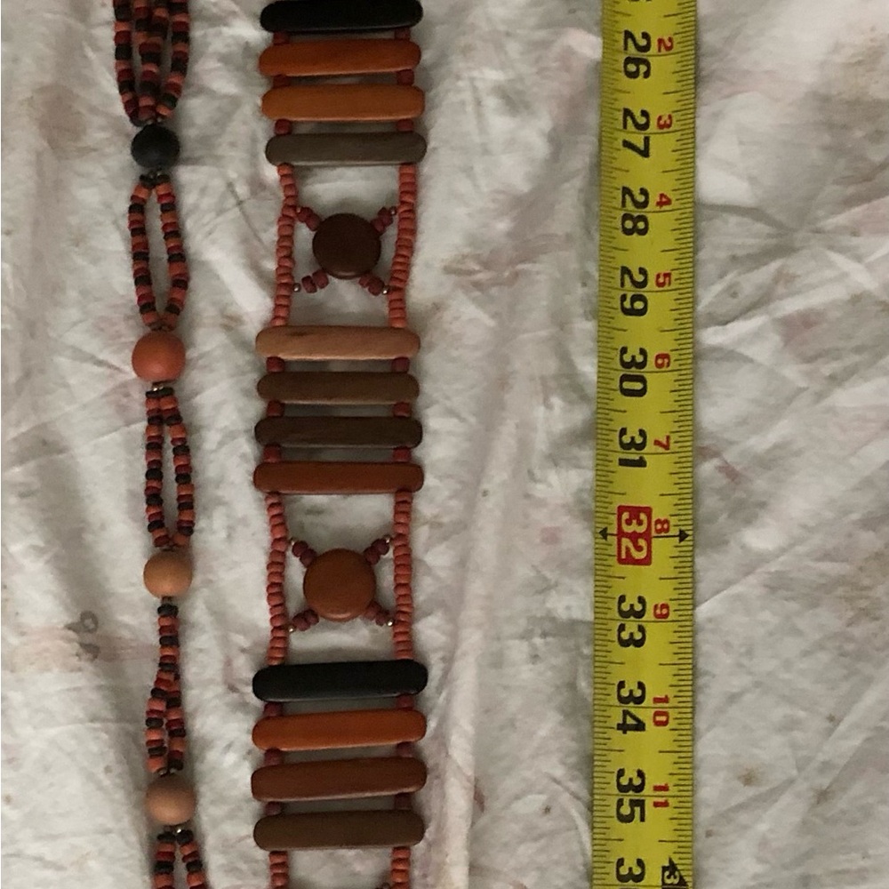 wooden belt, unique, brown, black, green ,  tan ‘one of a kind’